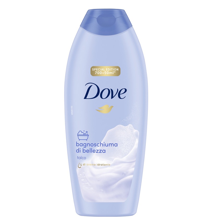 DOVE BAGNO 750ML. TALCO