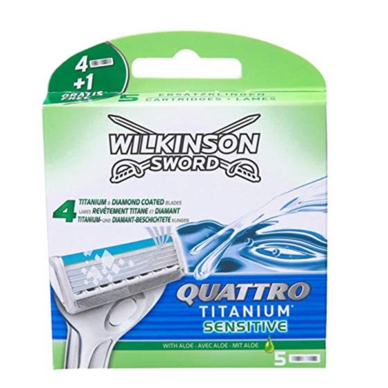 WILKINSON QUATTRO TITANIUM RIC. 8PZ. SENSITIVE