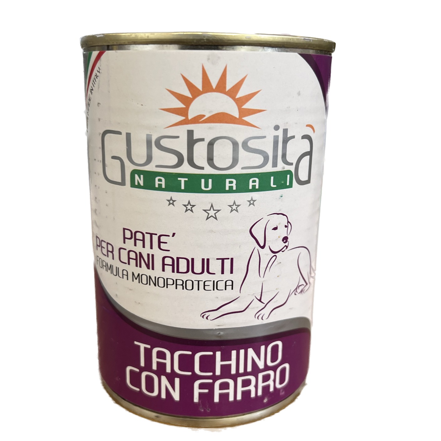 GUSTOSITA NAT. PATE CANE 400GR. TACCH. PROMO