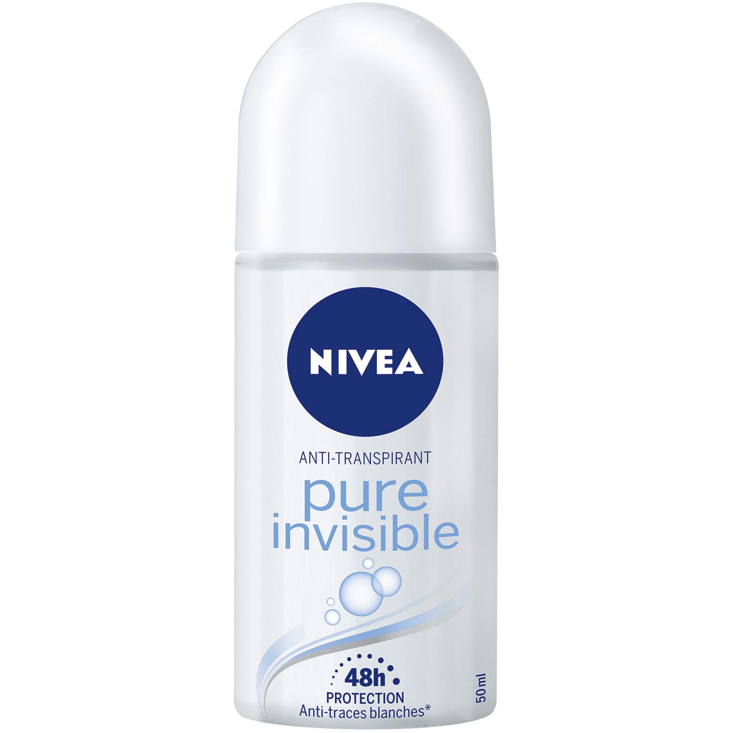 NIVEA DEO ROLL ON 50ML. PURE INVISIBILE