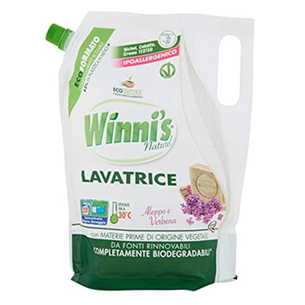 WINNI S LAV.LIQ. ECORIC. 1000ML. 20LAV. ALEPPO/VERBENA PROMO