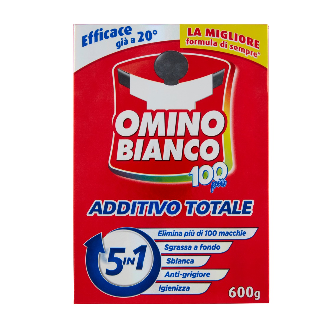 OMINO BIANCO 100 PIU  ADD. 600GR. TOTALE 5IN1