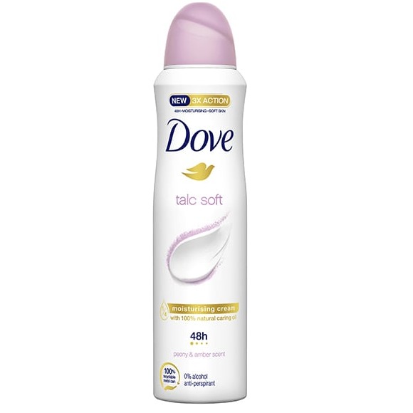 DOVE DEO SPRAY 150ML. TALC SOFT