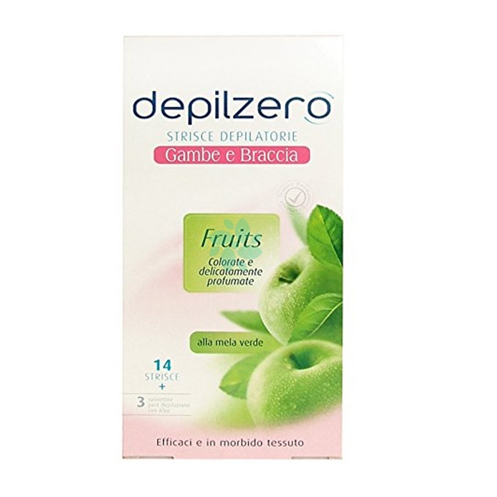 DEPILZERO STRISCE DEP. CORPO 14PZ. FRUIT MELA