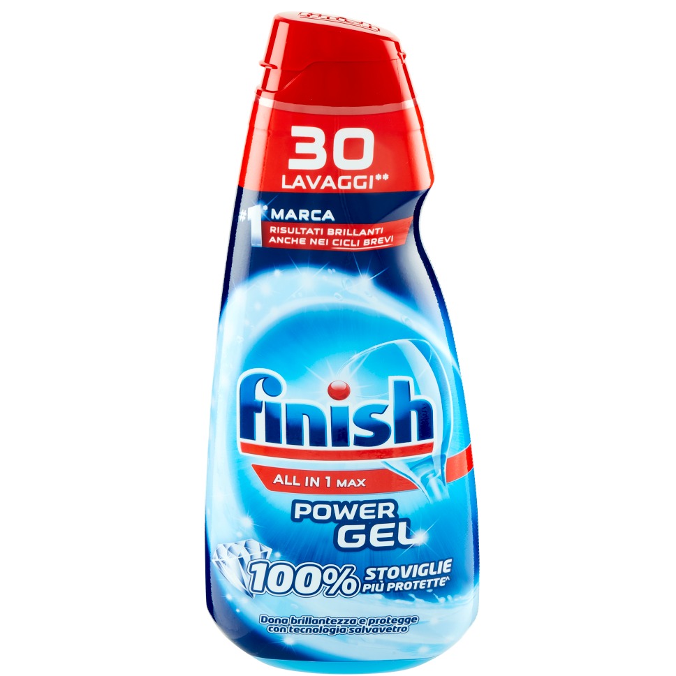 FINISH POWER GEL 600ML. ALL IN 1 BRILLANTEZZA PROMO