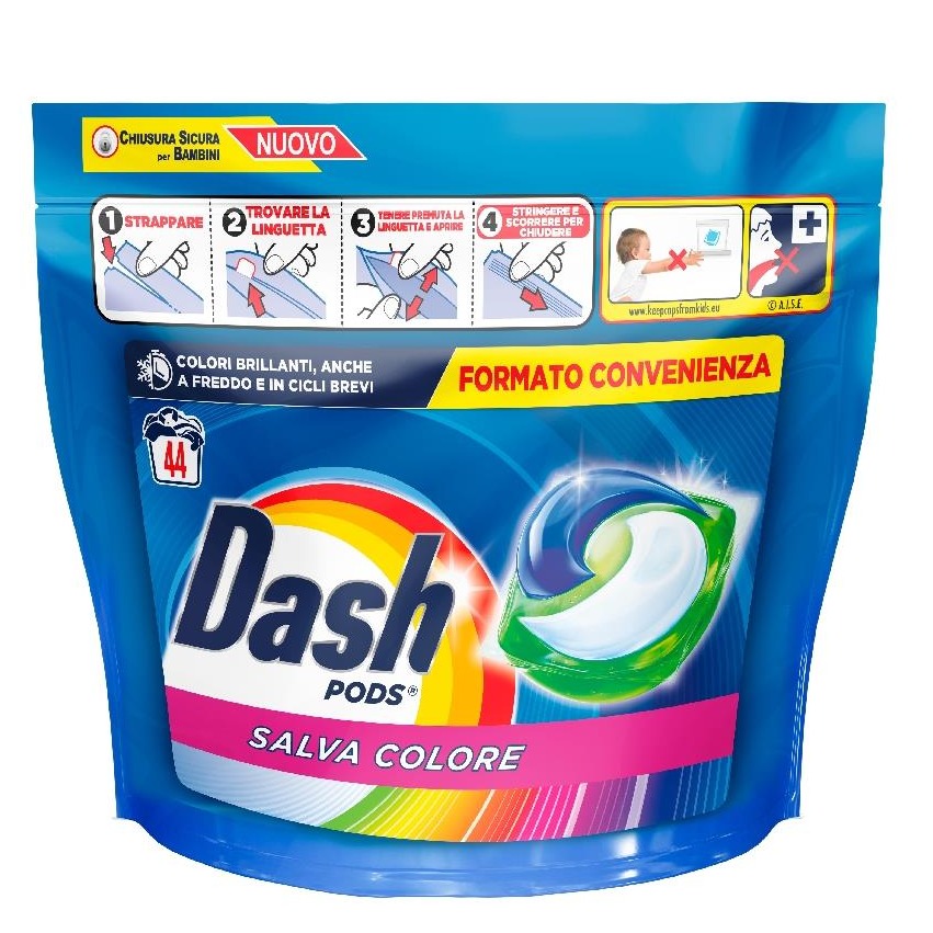 DASH PODS 44PZ. 3IN1 COLORE