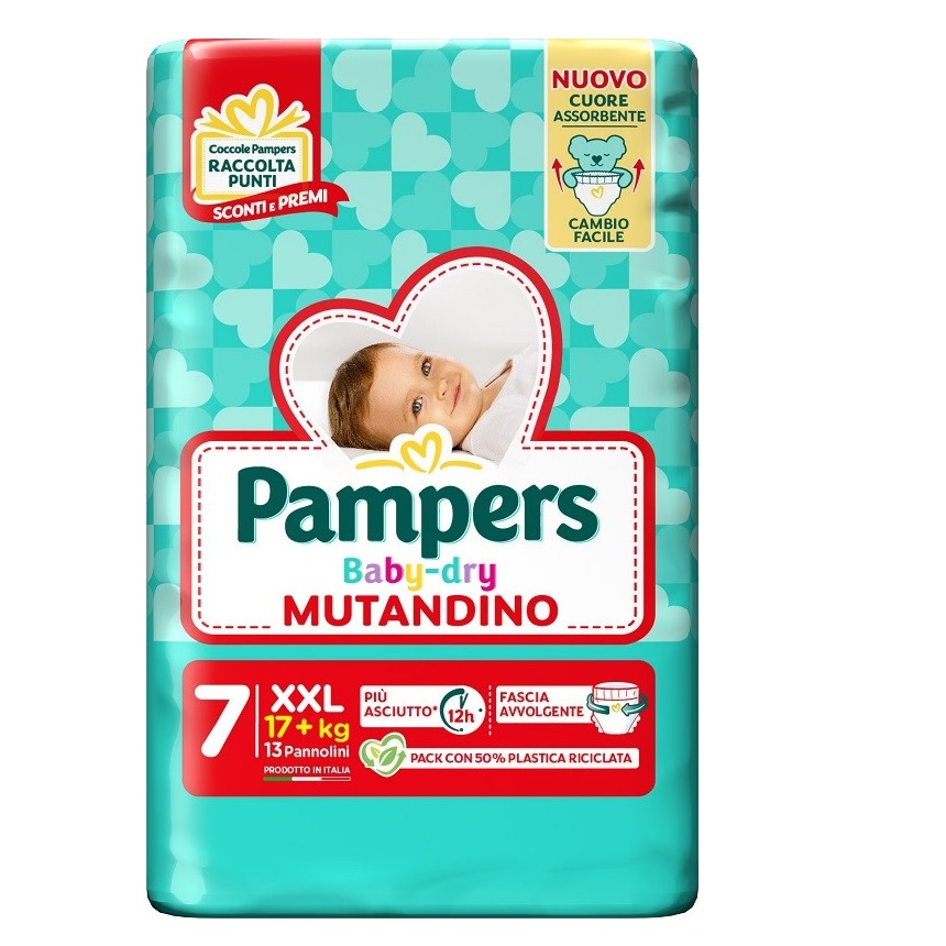 PAMPERS PANN. DRY MUTANDINO 7MIS. 13PZ.