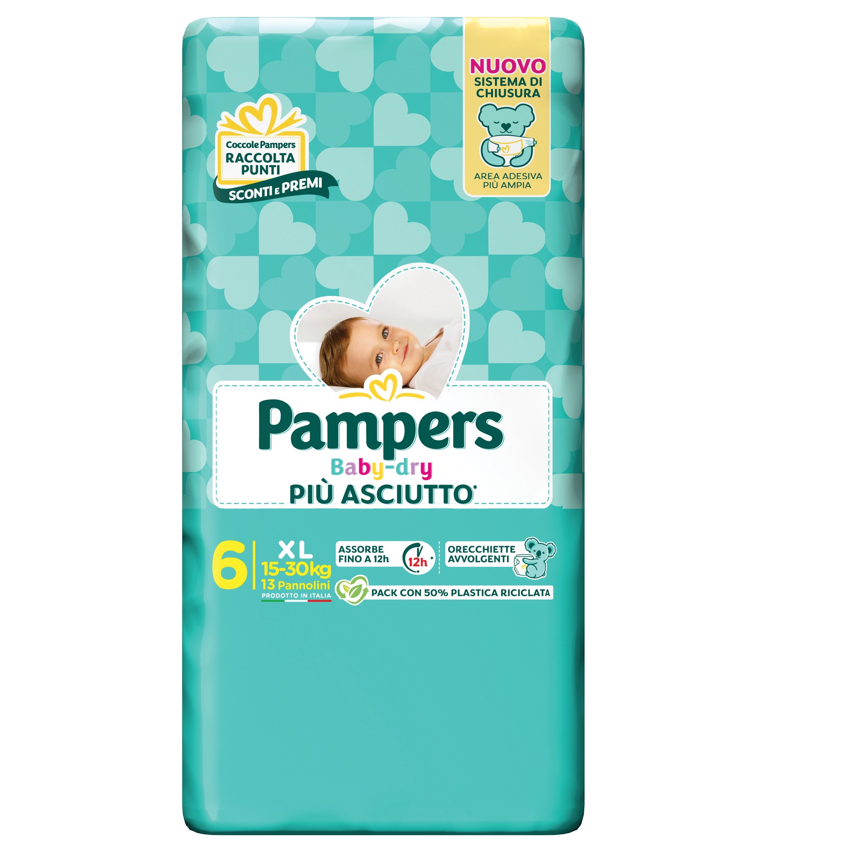 PAMPERS PANN. BABY DRY 6MIS. 13PZ.