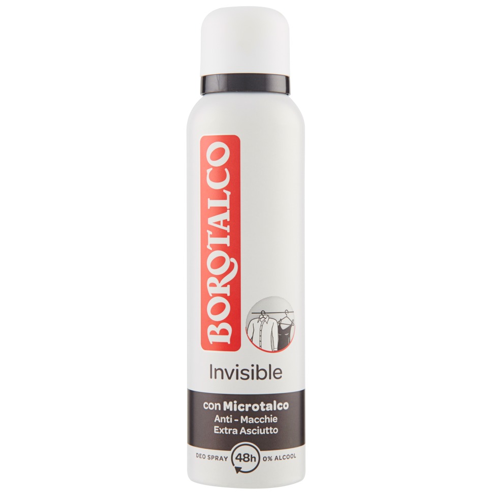 BOROTALCO DEO SPRAY 150ML. INVISIBLE