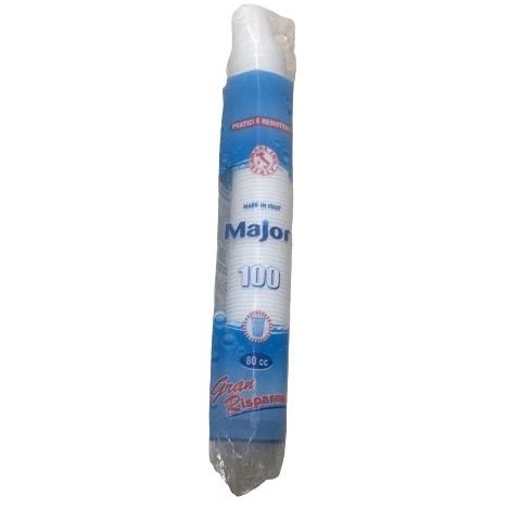 MAJOR BICCHIERI CAFFE BIANCHI 80CC 100PZ. PROMO