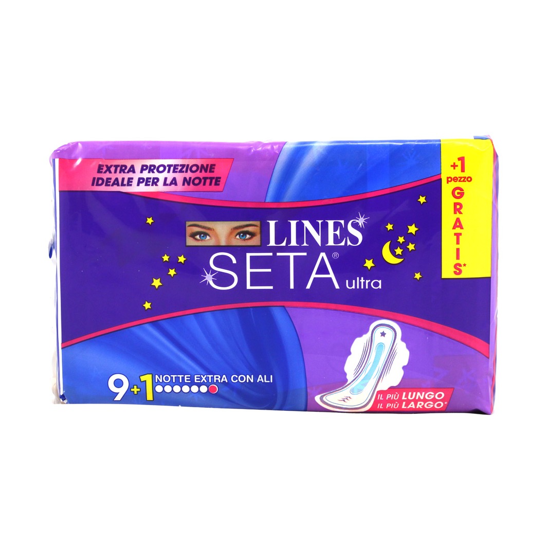 LINES SETA ULTRA 10PZ. EXTRA C/ALI