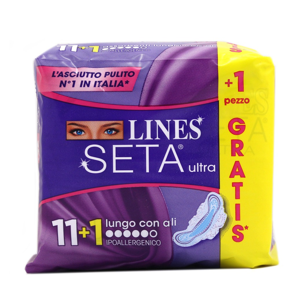 LINES SETA ULTRA 12PZ. LUNGO C/ALI