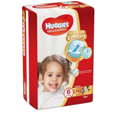 HUGGIES PANN. COMFORT 6MIS. 14PZ.