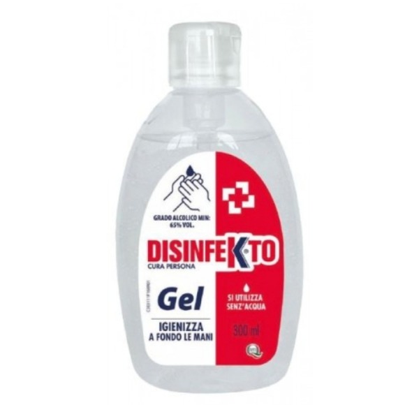 DISINFEKTO GEL MANI IGIENIZZANTE 300ML.