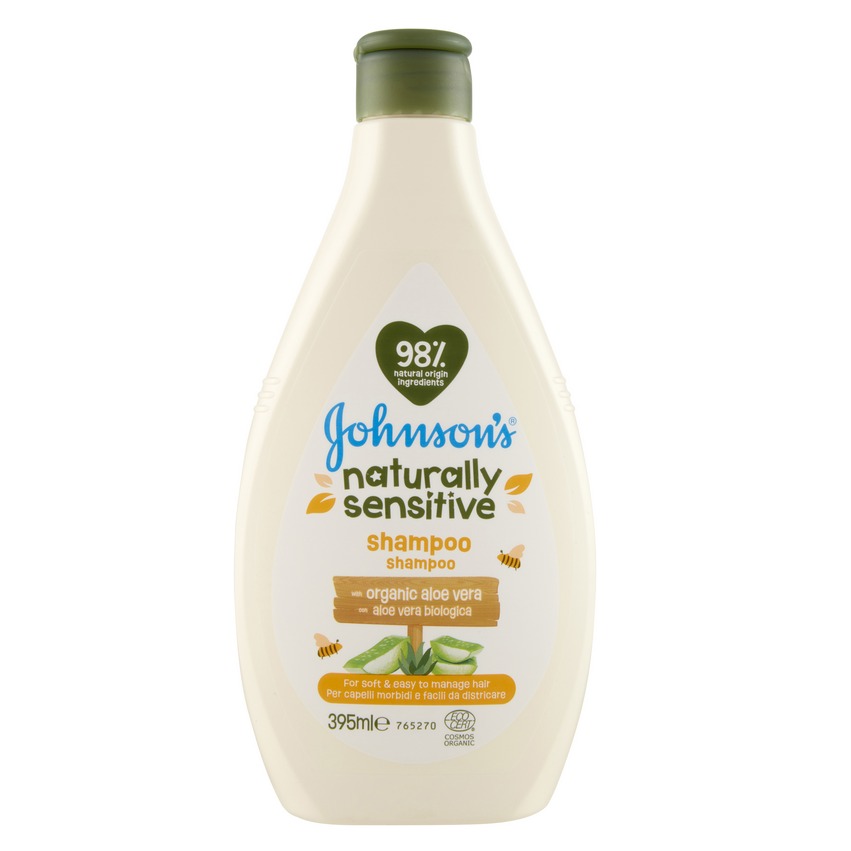 JOHNSONS BABY NATURALS SH. 395ML.