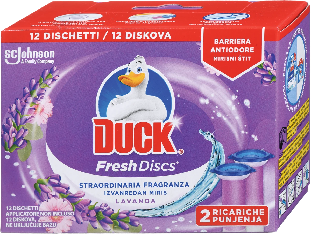 DUCK FRESH DISCS RIC. 36ML. 2PZ.