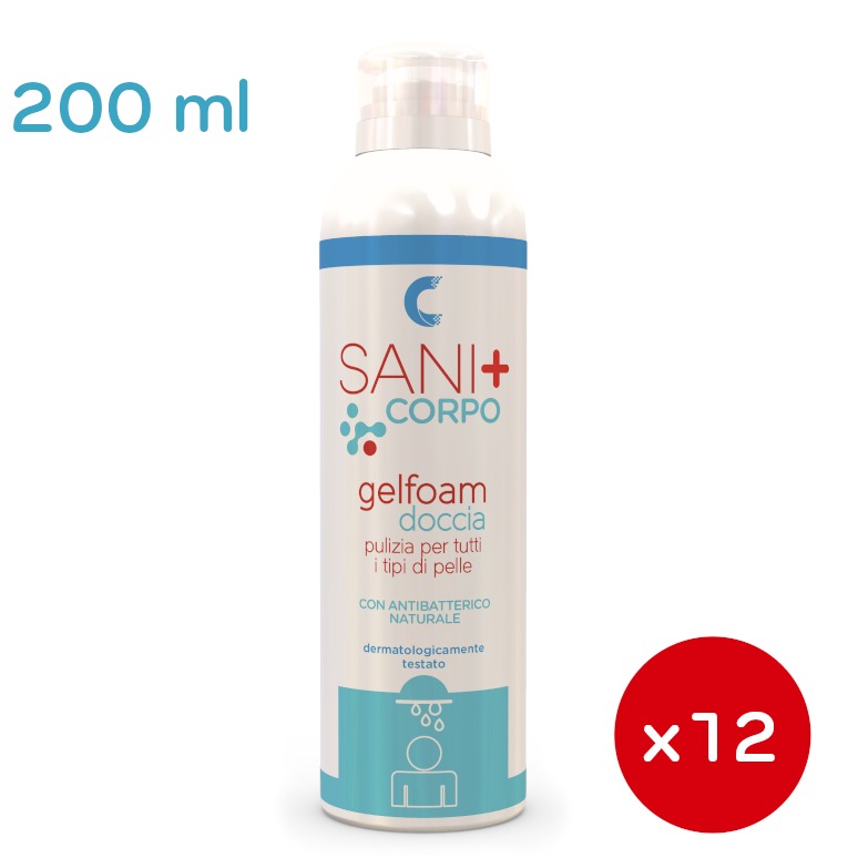 SANI CORPO MOUSSE DOCCIA 200ML.