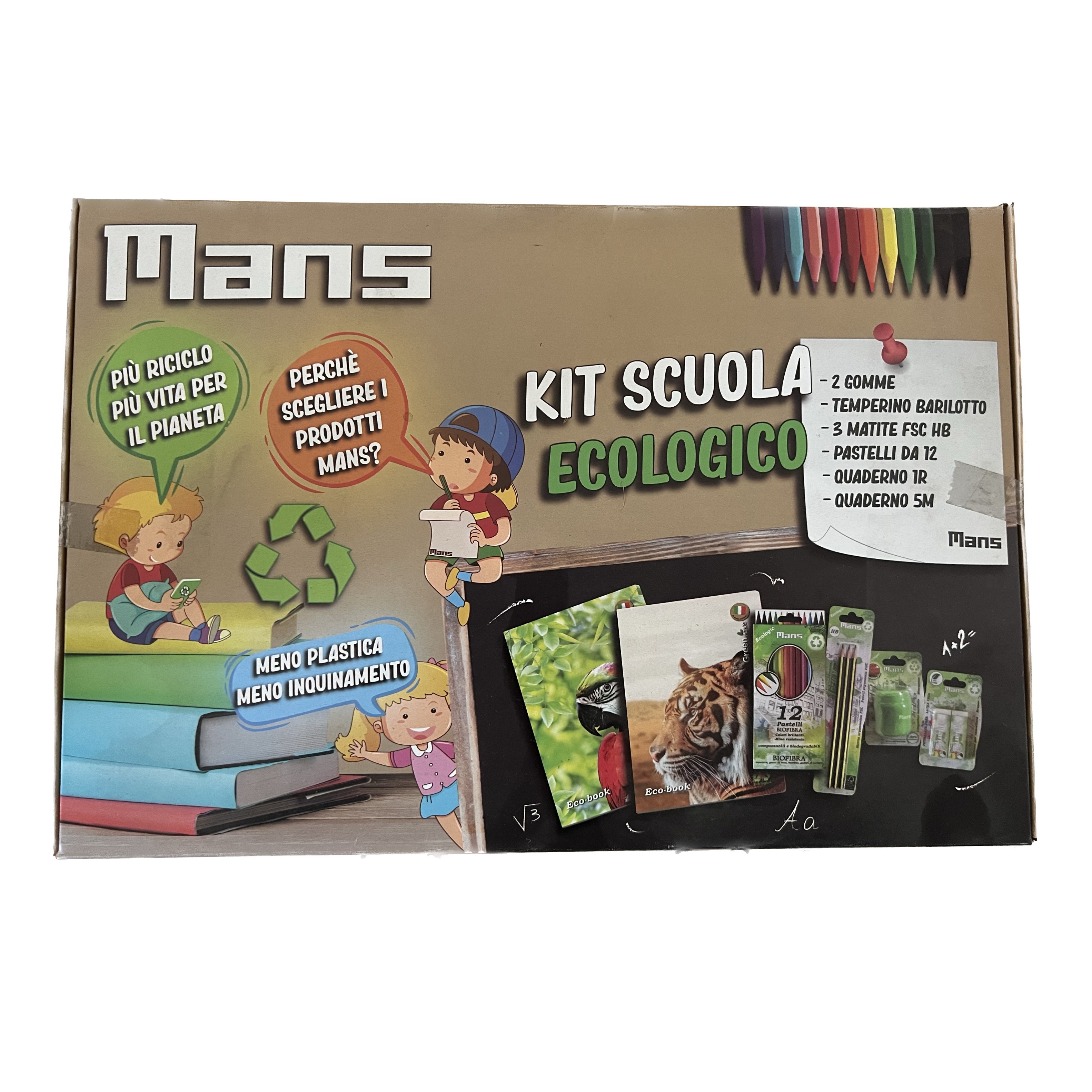 KIT SCUOLA 6PZ MANS