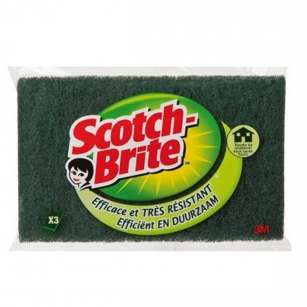 SCOTCH BRITE FIBRAVERDE X 3