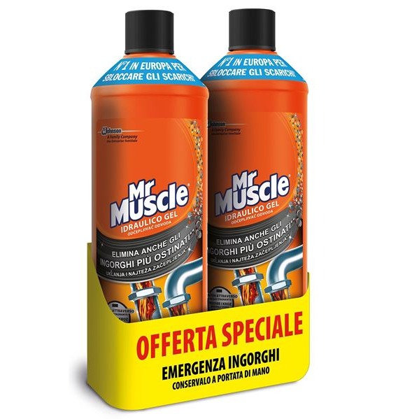 MR MUSCOLO IDRAULICO GEL 1000ML. 2PZ.