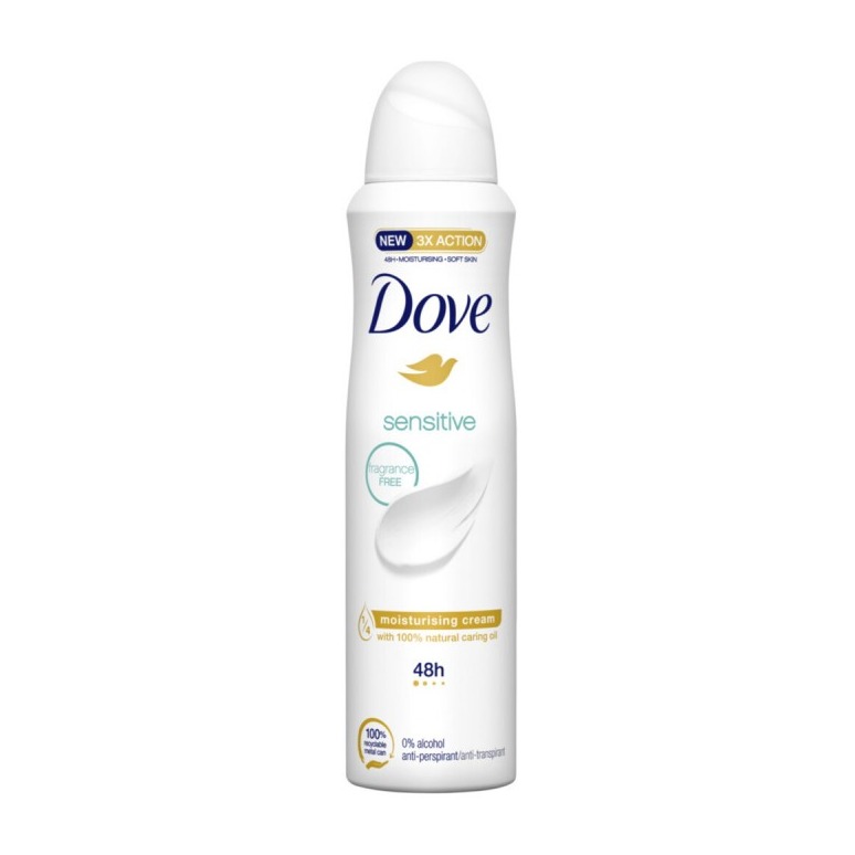DOVE DEO SPRAY 150ML. SENSITIVE PROMO