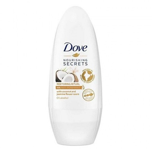 DOVE DEO ROLL ON 50ML. COCCO E FIORI GELSOMINO