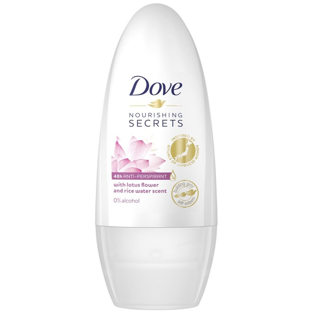 DOVE DEO ROLL ON 50ML. LOTUS FLOWER