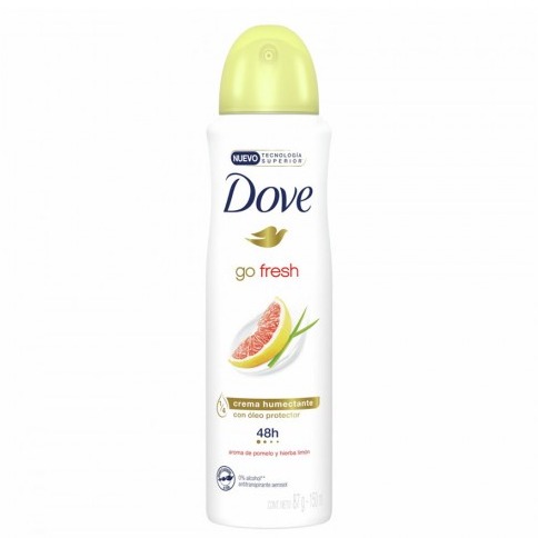 DOVE DEO SPRAY 150ML. GRAPEFRUIT E LEMONGRASS