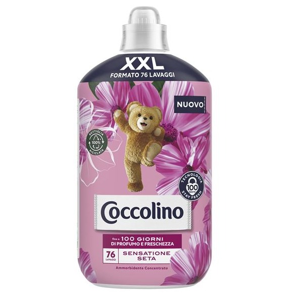 COCCOLINO AMM.CONC. 1750ML. 76LAV. SETA PROMO