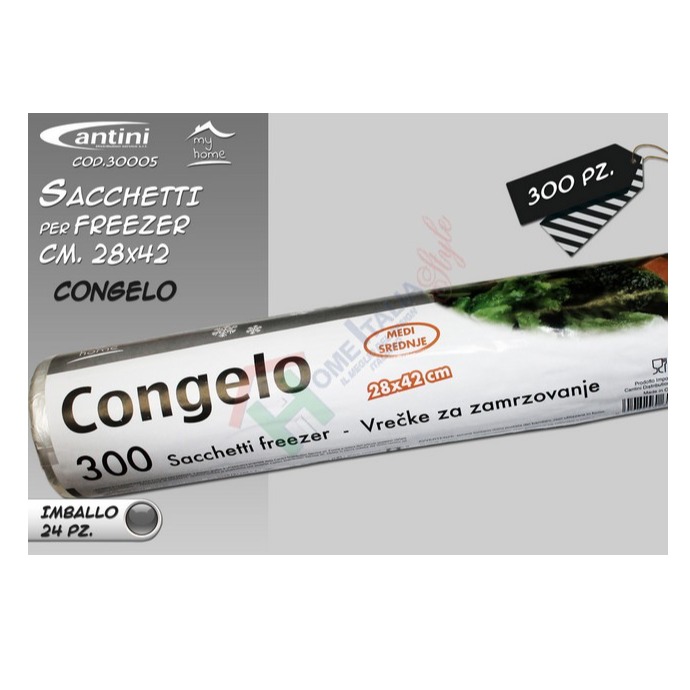 CANTINI SACCH. FREEZER 28X42 300PZ.