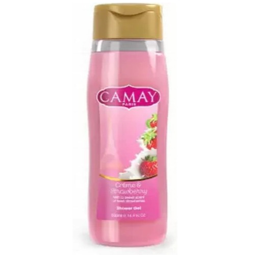 CAMAY SHOWER GEL 500ML. CREMEE STRAWBERRY