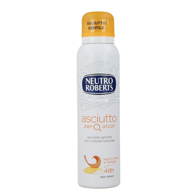 ROBERTS DEO SPRAY 150ML. ASCIUTTO CEDRO VANIGLIA