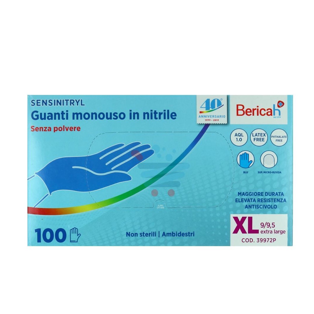 SENSINITRYL GUANTI NITRILE 100PZ. TG. XL