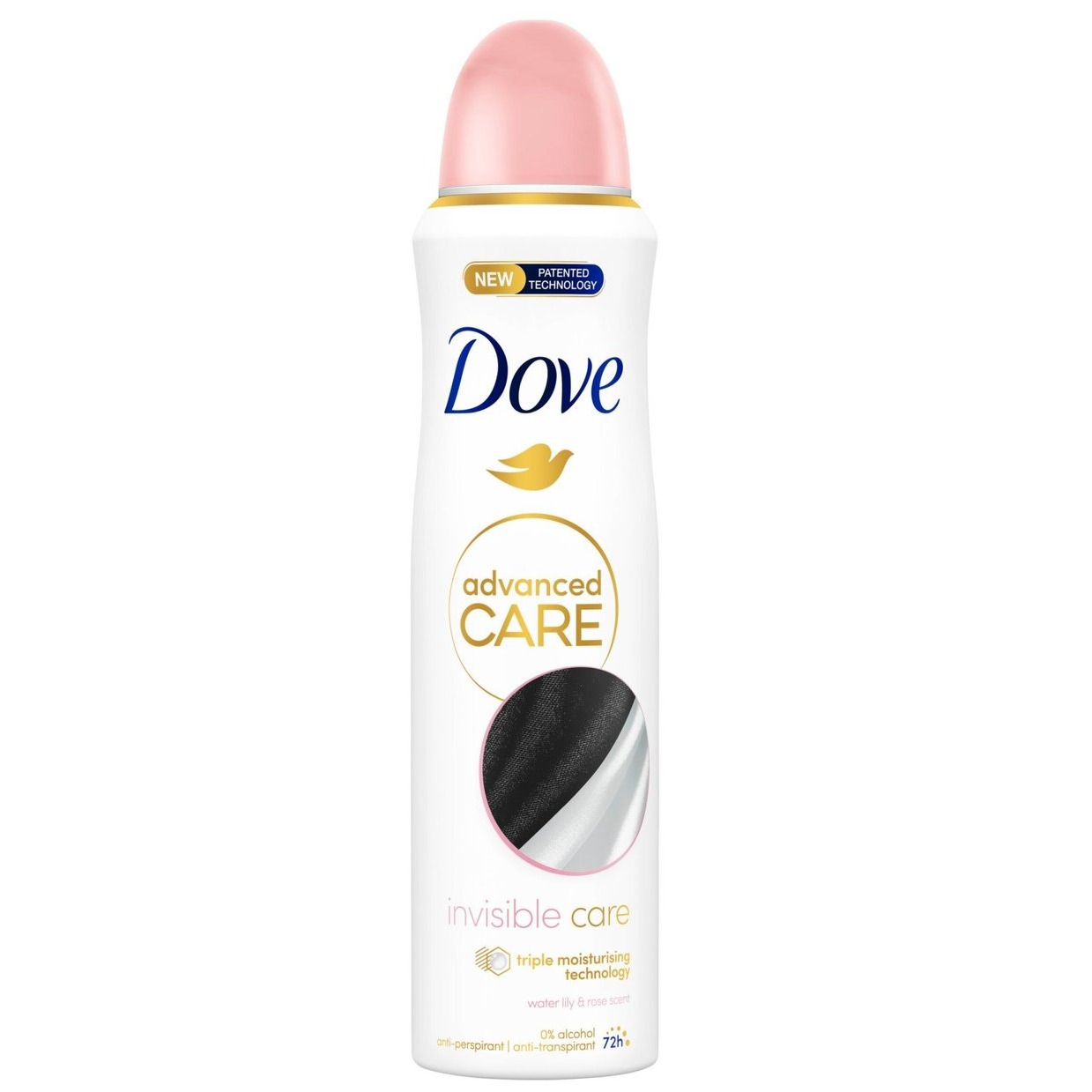 DOVE DEO SPRAY 150ML. INVISIBILE CARE