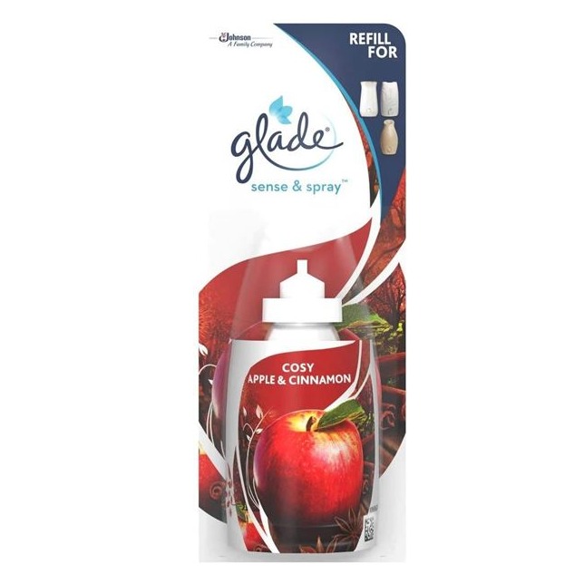 GLADE SENSE E SPRAY RIC. 18ML. MELA E CANNELLA