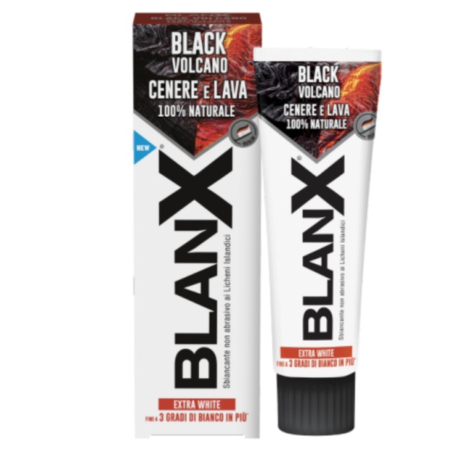 BLANX DENT. 75ML.  BLACK VOLCANO