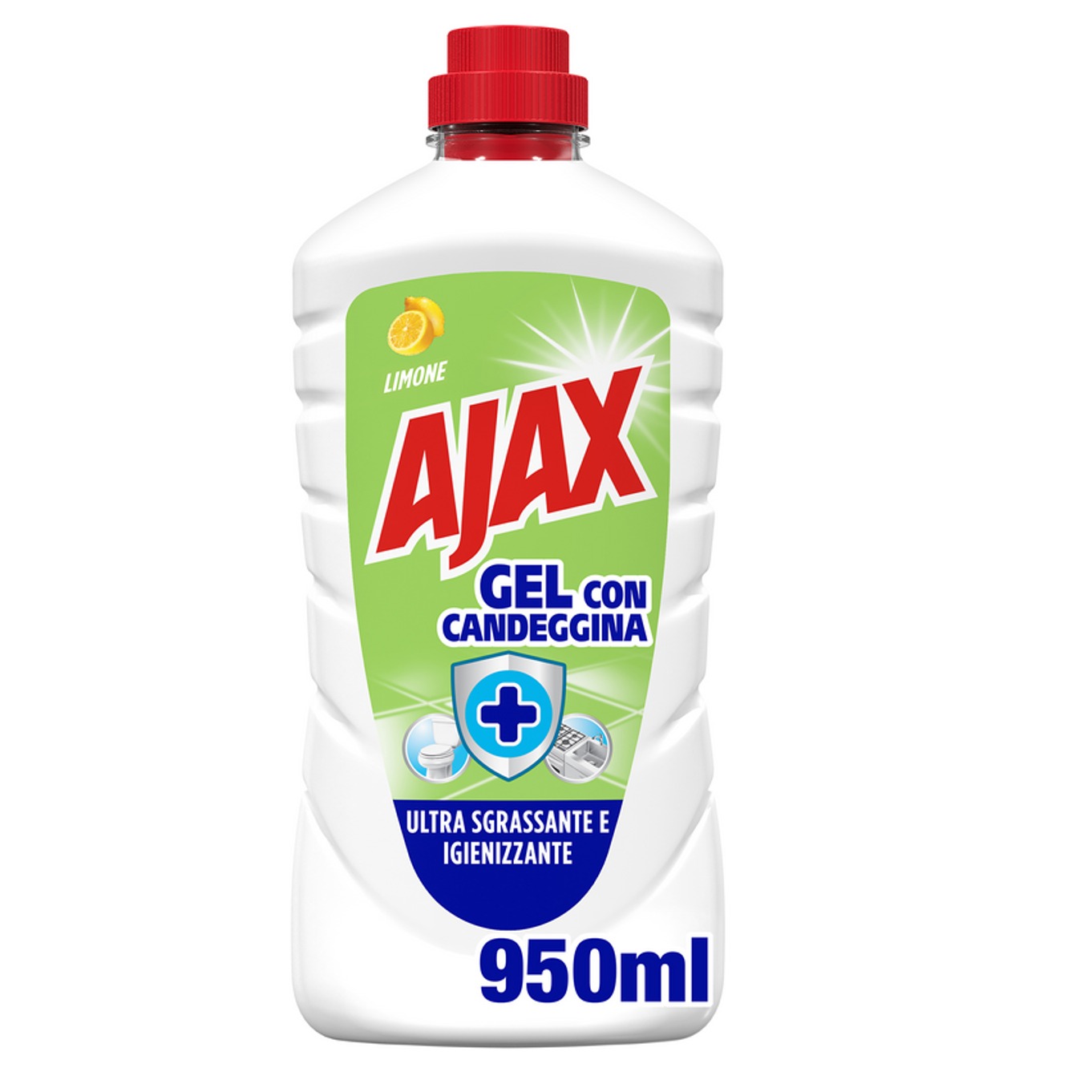 AJAX GEL 950ML. C/CANDEGGINA LIMONE	