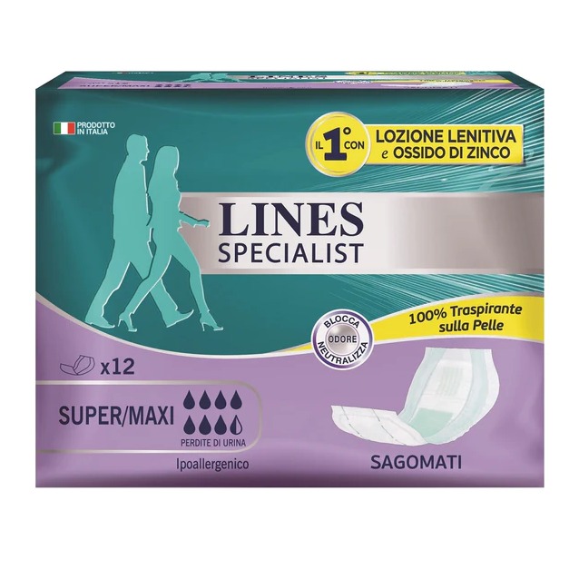 LINES SPECIALIST PANN.SAGOMATO SUPERMAXI 12PZ.