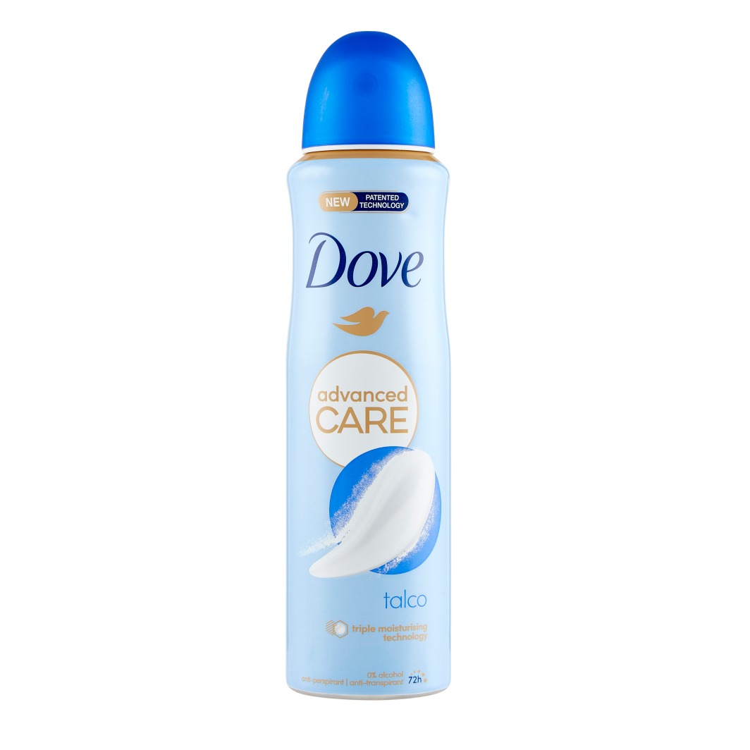 DOVE DEO SPRAY 150ML. TALCO ADVANCE CARE