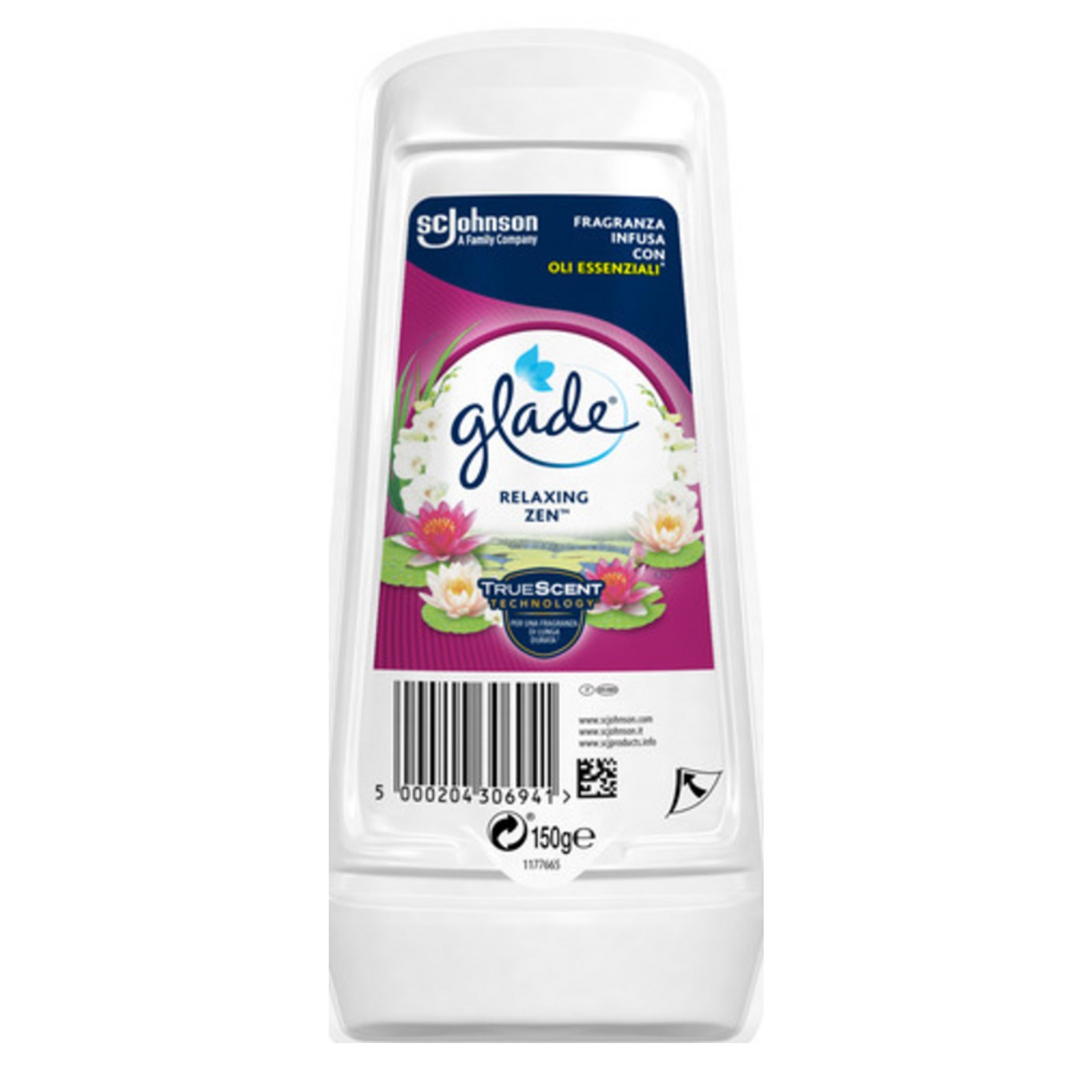 GLADE ASSORBIODORI GEL 150GR. RELAX