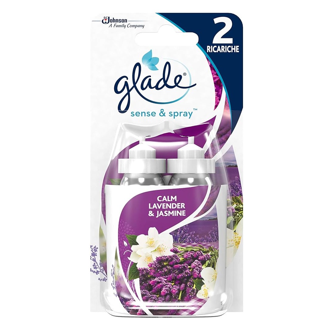 GLADE SENSE E SPRAY RIC. 18ML. 2PZ. LAVANDA