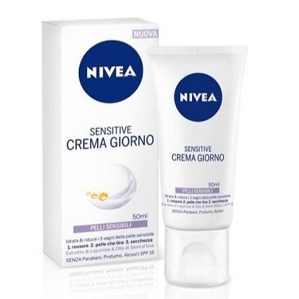 NIVEA CR. VISO SENSITIVE TUBO 50ML. GIORNO