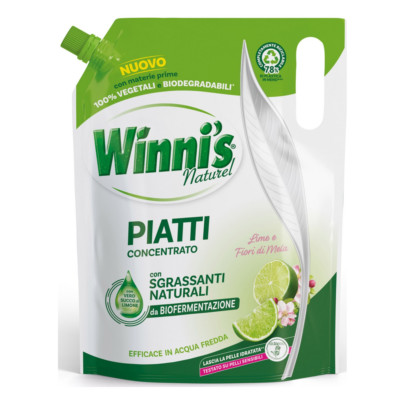 WINNI S PIATTI ECORIC. 900ML. LIME FIORI MELA