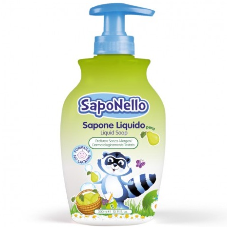 SAPONELLO KIDS SAP.LIQ. 300ML. PERA