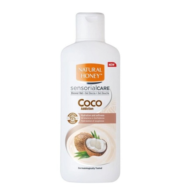NATURAL HONEY SHOWER GEL 650ML. COCCO 650ML