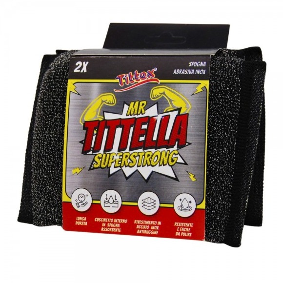 TITTEX SPUGNA MR TITTELLA SUPER STRONG 2PZ.