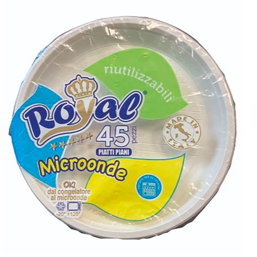 ROYAL PIATTI PIANI 45PZ. RIUTILIZZABILI OFFERTA