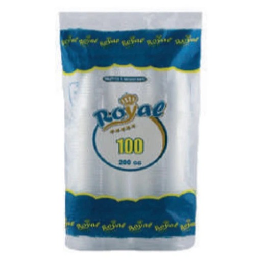 ROYAL BICCHIERI TRASPARENTI 200CC 100PZ. PROMO