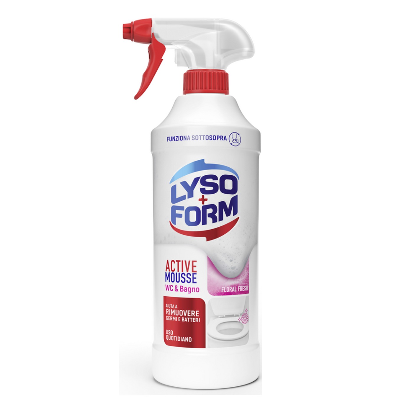 LYSOFORM WC BAGNO MOUSSE 435ML. FLORAL