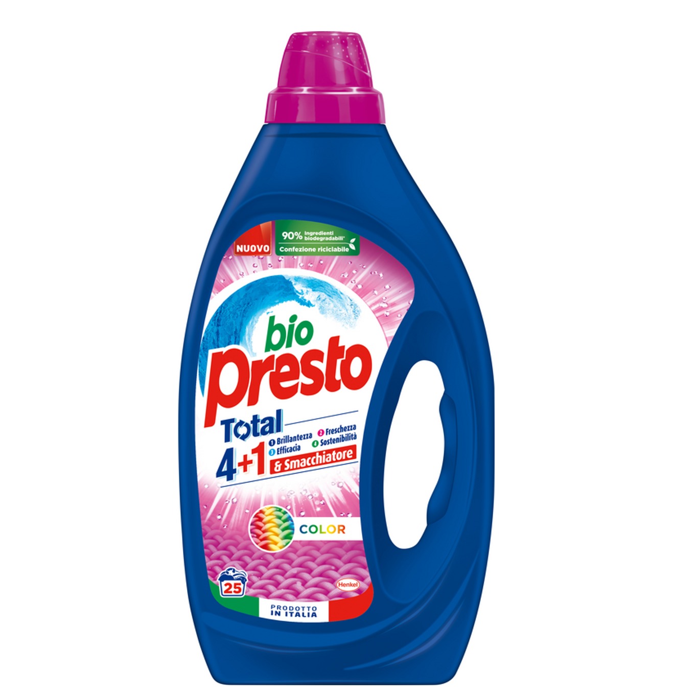 BIO PRESTO LAV.LIQ. 1125ML. 25LAV. COLOR PROMO